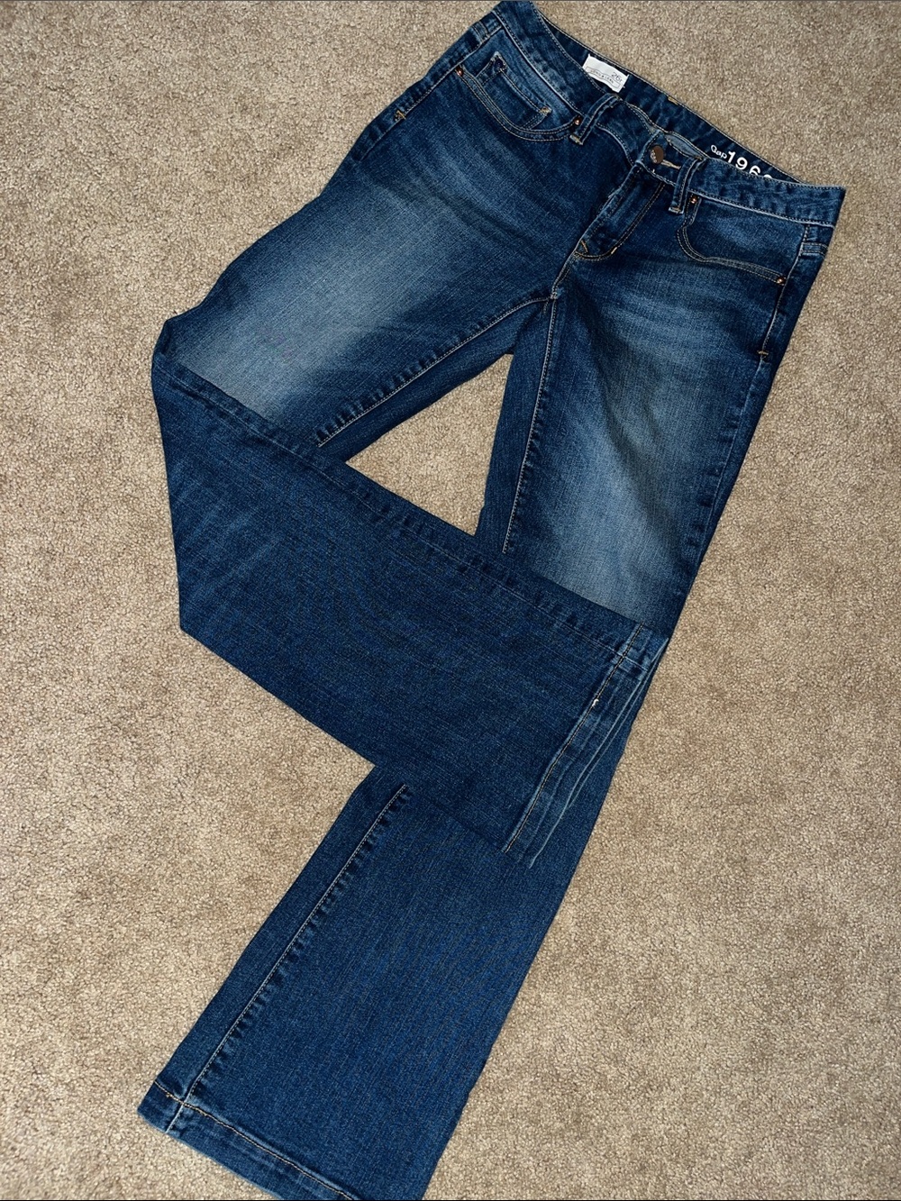 Women’s Gap Bootcut Jeans in Dark Indigo Blue